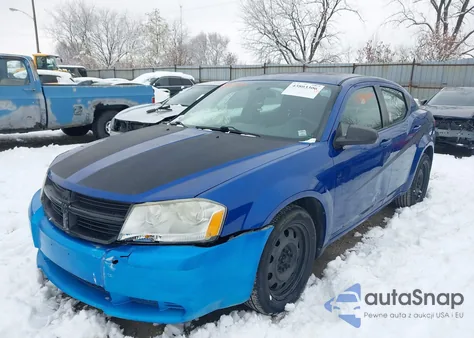 2013 Dodge Avenger Se from USA, damaged, VIN 1C3CDZAB8DN598843